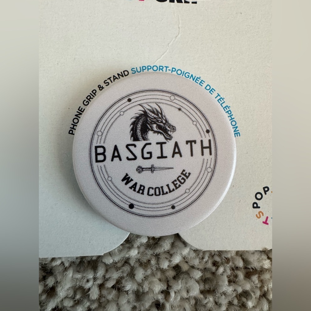 Basgiath War College Popsocket PopGrip - NWT Fourth Wing Merchandise - Picture 2 of 4